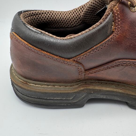 Wolverine Leather Oxford Work Shoes Brown W04818 Men\'s 9.5 EW Soft Toe